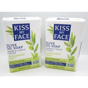 Lot of 2 New Sealed Discontinue Kiss My Face Olive Oil Soap (8 Oz Each)